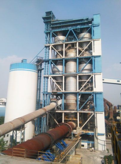淄博魯中水泥4500t/d生產線技改全貌圖